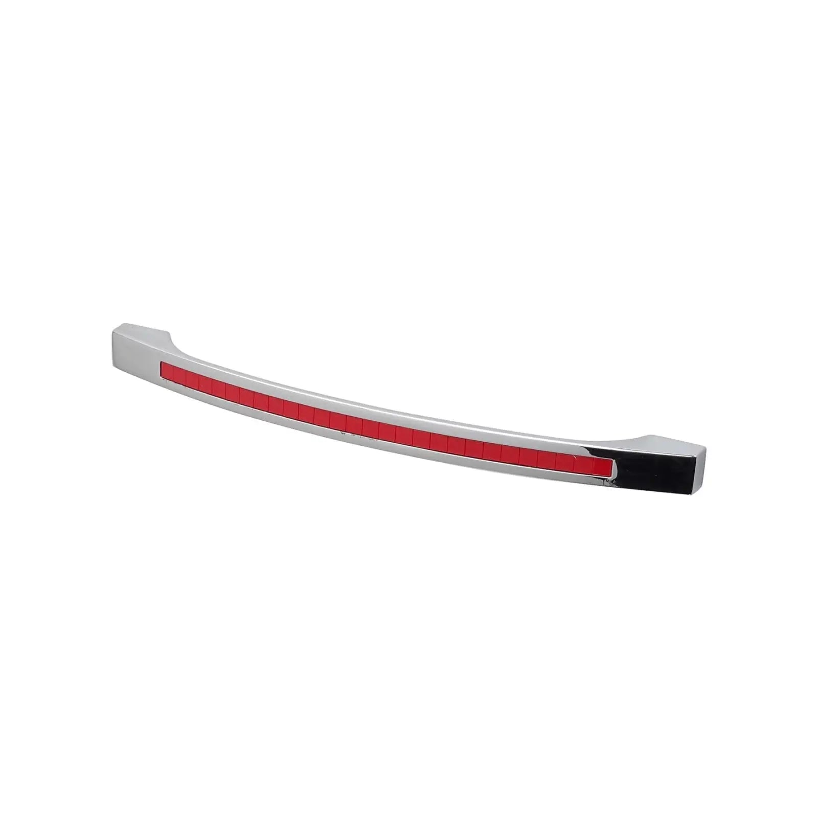 Glow - Kitchen Cupboard Bow Handle - Polished Chrome - Red Glow - Kitchen Cupboard Bow Handle - Polished Chrome - Red